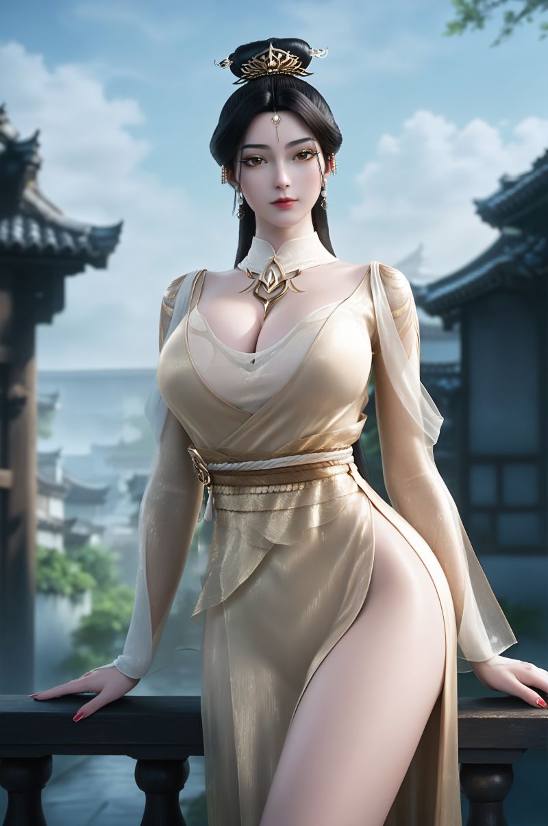 3025-呼呼-AI绘画大神国漫女神图包合集[21套-11.5G] - 第2页